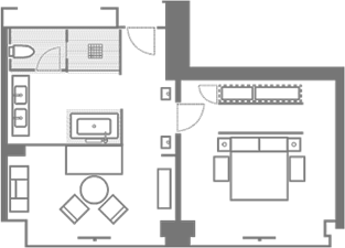 Deluxe Suite Floorplan